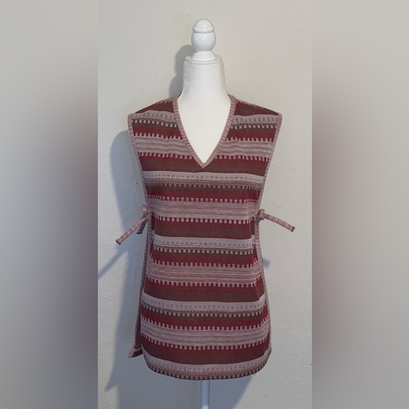 **RARE** Vintage 1970s rrrruss Russ Toys Bib Top Made in USA ILGWU Rose Taupe - Picture 1 of 7